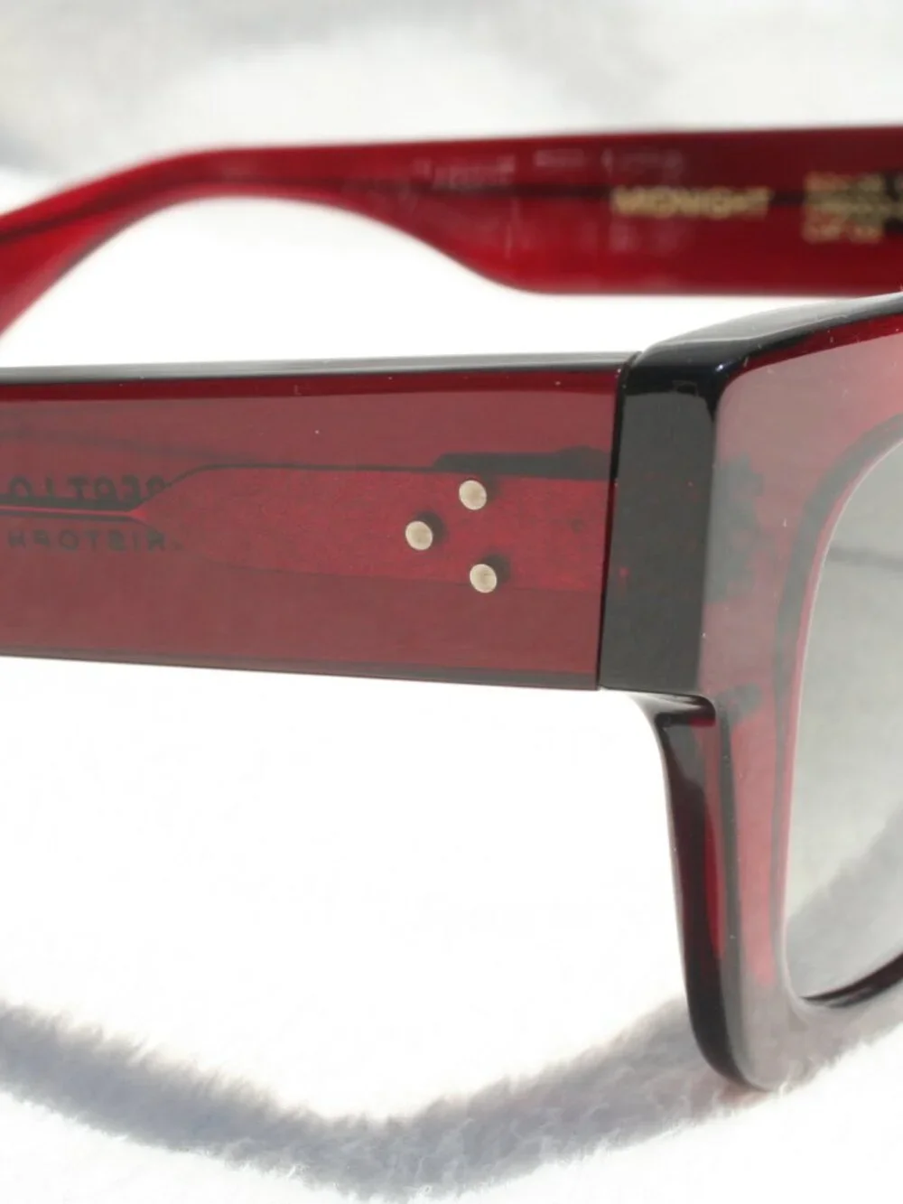 NOS Red Robert La Roche x Christoph Rumpf Midnight Sunglasses Luxury High End